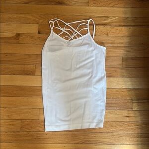 Yelete White Strappy Camisole Top